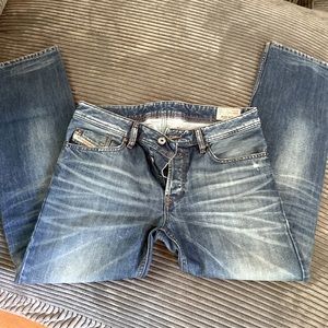 Mens Diesel Walker blue jeans